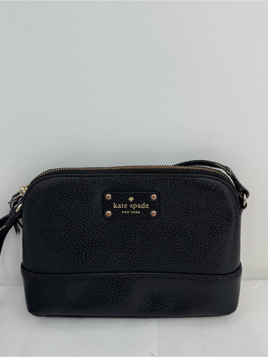 kate spade Handbags - Kate Spade Wellesley Hanna Black Saffino Leather Crossbody Bag